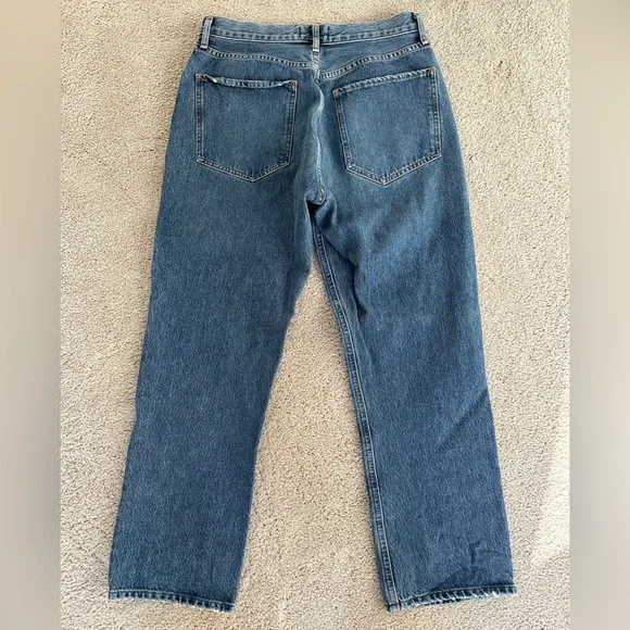 AGOLDE Riley High Rise Straight Crop Jeans - Picture 11 of 15